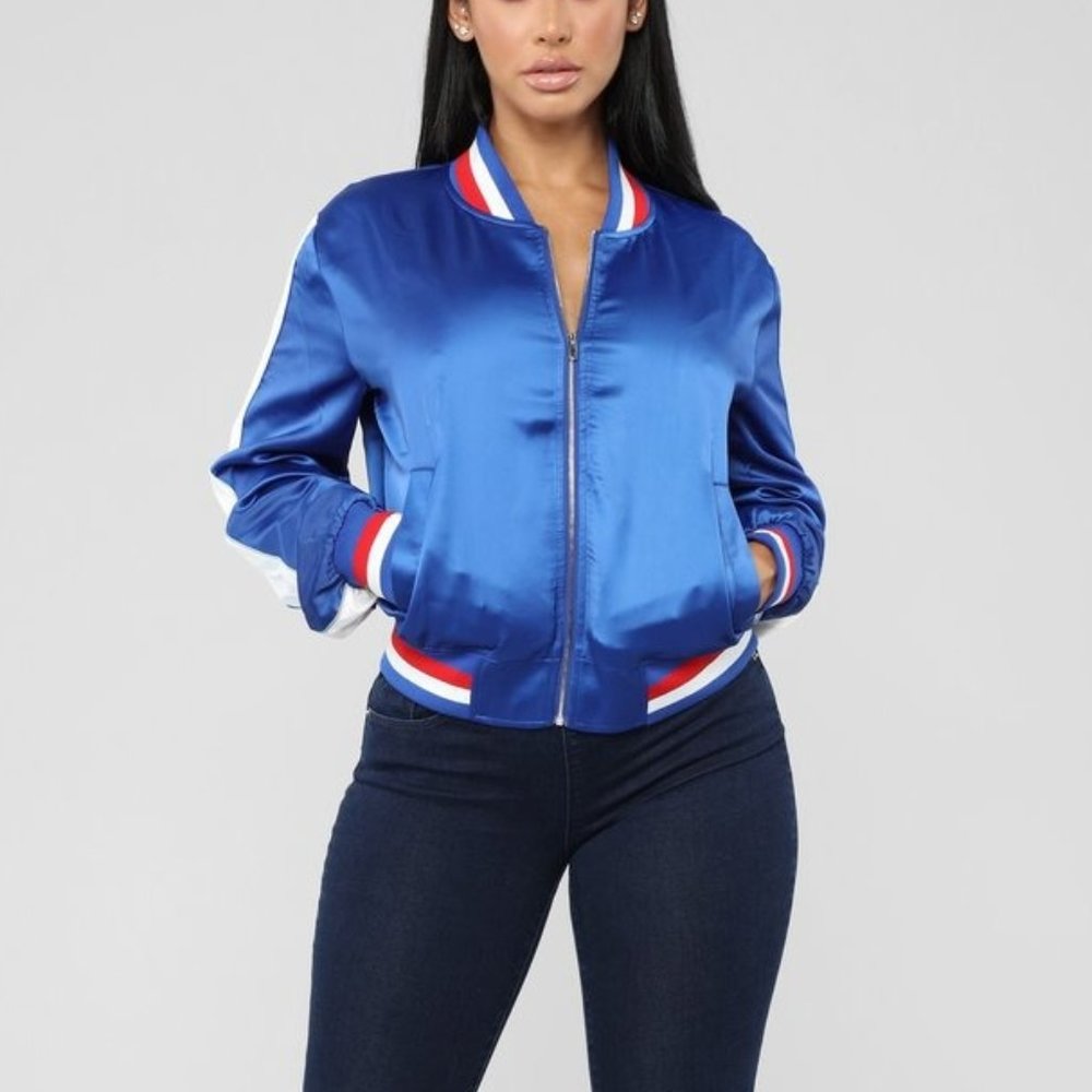 FashionNova Satin Bomber